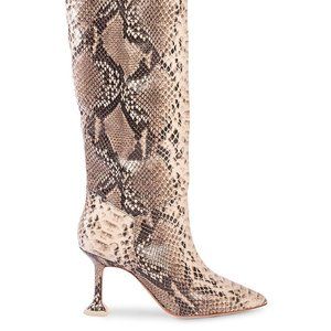 Black Suede Studio - Megan Knee-High Dress Boots - Size 7.5